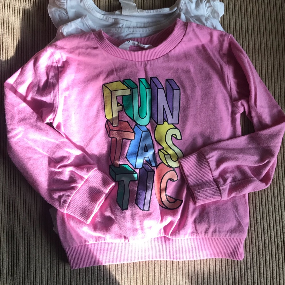 H&M 4 tops bundle shirts and sweatshirt